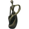 Mirtop Moderni abstrakti šokėjos statulėlė, antikinio aukso, 24 cm