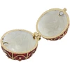 Mirtop Prabangi Fabergé stiliaus papuošalų dėžutė, raudonai auksinė, su kristalais