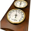 Mirtop Retro sieninė orų stotelė 36 cm: barometras, termometras, higrometras medinė