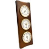 Mirtop Retro sieninė orų stotelė 36 cm: barometras, termometras, higrometras medinė