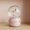 Mirtop Užsukama muzikinė dėžutė su balerina stiklo rutulyje 12 cm