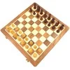 Mirtop Klasikinis medinis magnetinis šachmatų rinkinys 25×25 cm, sulankstoma lenta