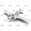 Mitsubishi Ki-21-Ia Sally 1/48 plastikinis bombonešio modelis ICM (48196)