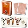 Modiano Texas Poker Hold Em Jumbo Index Žaidimų Kortos (Rudos)