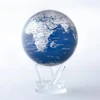 Mova Globes Savaime besisukantis gaublys MOVA 12 cm, mėlynas su sidabriniais žemynais