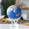 Mova Globes Savaime besisukantis gaublys MOVA 12 cm, mėlynas su sidabriniais žemynais