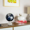 Mova Globes Savaime besisukantis gaublys MOVA 12 cm, juodas su sidabriniais žemynais
