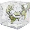 Mova Globes Savaime besisukantis gaublys-kubas MOVA 12,7 cm, antikinis baltas