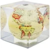 Mova Globes Savaime besisukantis gaublys-kubas MOVA 12,7 cm, politinis antikinis