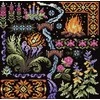 MP Studia Beldizart Kryželio siuvinėjimo rinkinys "Sampler. Naktis" SNV-890