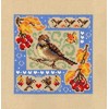 MP Studia Kryželių siuvinėjimo rinkinys „Mini sampler: Rudens kompozicija“, 13×13 cm