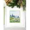 MP Studia Kryželių siuvinėjimo rinkinys „Alpinės pievos“ 20x16 cm SNV-935