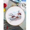 MP Studia Kryželiu siuvinėjimo rinkinys „Tvarkomės“ 12x17 cm SNV-897