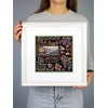 MP Studia Kryželių siuvinėjimo rinkinys „Kaimo aušra“ 19×19 cm, 24 spalvos, 16 ct kanva