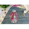 MP Studia Kryželių siuvinėjimo rinkinys „Meška su ryla“, 16×9 cm