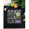 MP Studia Kryželiu siuvinėjimo rinkinys „Prieblanda kalnuose“ 19x19 cm, 16 ct juoda kanva