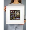 MP Studia Kryželiu siuvinėjimo rinkinys „Prieblanda kalnuose“ 19x19 cm, 16 ct juoda kanva