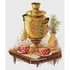 MP Studia Kryželiu siuvinėjimo rinkinys „Arbatos puota“, 13×11 cm