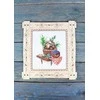 MP Studia Kryželiu siuvinėjimo rinkinys „Grybų sezonas“, 13×11 cm, žavinga dovana