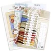 MP Studia Kryželių siuvinėjimo rinkinys „Mini sampler: Rudens kompozicija“, 13×13 cm