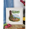 MP Studia Kryželiu siuvinėjimo rinkinys „Turistų stotelė“ 16x16 cm, 26 spalvos