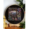 MP Studia Kryželių siuvinėjimo rinkinys „Kaimo aušra“ 19×19 cm, 24 spalvos, 16 ct kanva