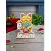 MP Studia Siuvinėjimo kryželiu rinkinys „Auksinė Maneki-neko katė“ 13x10 cm
