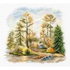 MP Studia Siuvinėjimo kryželiu rinkinys „Pušynas“ 15x16 cm SNV-954