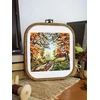 MP Studia Siuvinėjimo kryželiu rinkinys „Ankstyvas ruduo“ 14×14 cm