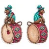 MP Studia Siuvinėjimo kryželiu rinkinys „Cirko muzikantas“, 16×9 cm