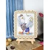 MP Studia Siuvinėjimo kryželiu rinkinys „Gera žinia“ 18x13 cm SM-796