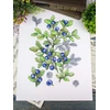 MP Studia Siuvinėjimo kryželiu rinkinys „Mėlynės“ 28x20 cm, 16 ct drobė