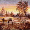 MP Studia Siuvinėjimo kryželiu rinkinys „Kaimo romantika“ 14×14 cm