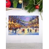 MP Studia Siuvinėjimo kryželiu rinkinys „Naujametė čiuožykla“ 17x25 cm