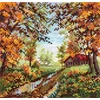 MP Studia Siuvinėjimo kryželiu rinkinys „Ankstyvas ruduo“ 14×14 cm