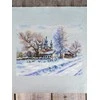 MP Studia Siuvinėjimo kryželiu rinkinys „Kaimo šventykla“, 22×27 cm