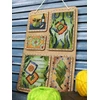 MP Studia Vasariškas koliažas – kryželiu siuvinėjimo rinkinys ant medžio 26×17 cm