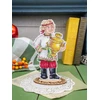 MP Studia Velykinis siuvinėjimo rinkinys kryželiu „Šventinis samovaras“, 17x9 cm