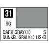 Mr Hobby Mr.Hobby Mr.Color C-031 Dark Gray (1) tamsiai pilka nitro dažai, 10 ml