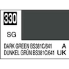 Mr Hobby Mr.Hobby Mr.Color C330 BS381C/641 tamsiai žali nitro dažai, 10 ml
