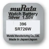 Murata sidabro oksido baterijos 396 SR726W laikrodžiams 10 vnt.