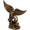 Mysticallstm Mayer Chess Arkangelo Mykolo išraiškinga statulėlė, auksinė, 13 cm, polirezinas