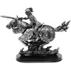 Mysticallstm Mayer Chess Viduramžių riterio ant žirgo statulėlė, rankomis dažyta polirezino, 31 cm