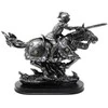 Mysticallstm Mayer Chess Viduramžių riterio ant žirgo statulėlė, rankomis dažyta polirezino, 31 cm