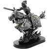Mysticallstm Mayer Chess Viduramžių riterio ant žirgo statulėlė, rankomis dažyta polirezino, 31 cm