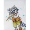 NeoCraft Miško muzika siuvinėjimo kryželiu rinkinys 12x15 cm