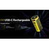Baterija NITECORE 16340 NL169R 950mAh USB-C