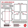 Nunu Beemax NuNu Lancia Delta S4 ’86 Monte Carlo 1/24 detalizavimo rinkinys E24030