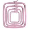 Nurge Pazarlama Nurge Kvadrātveida (Taisnstūra) Plastmasas Stīpas 19,5*22 cm (rozā) 170-13PI
