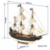 Occre "Juodoji Gulbė" - itin kokybiškas PIRATŲ laivo modelis
